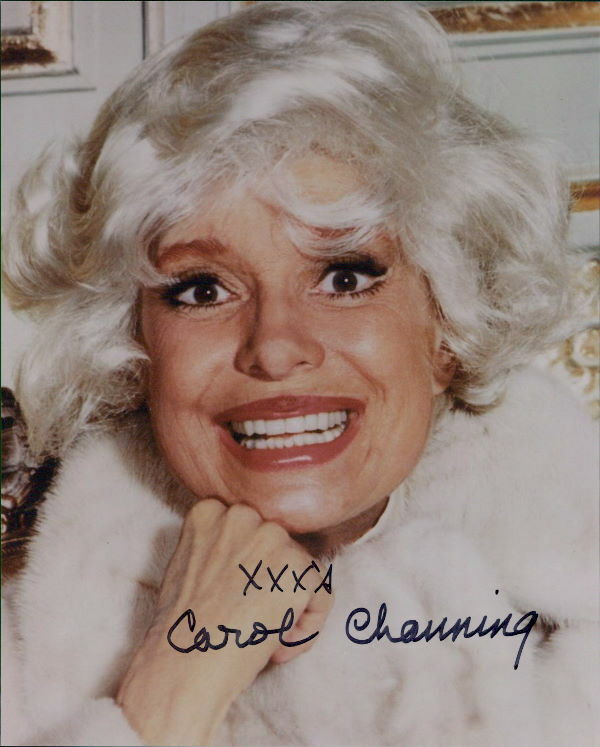 Carol Channing signed authentic 8x10 Photo Poster painting COA