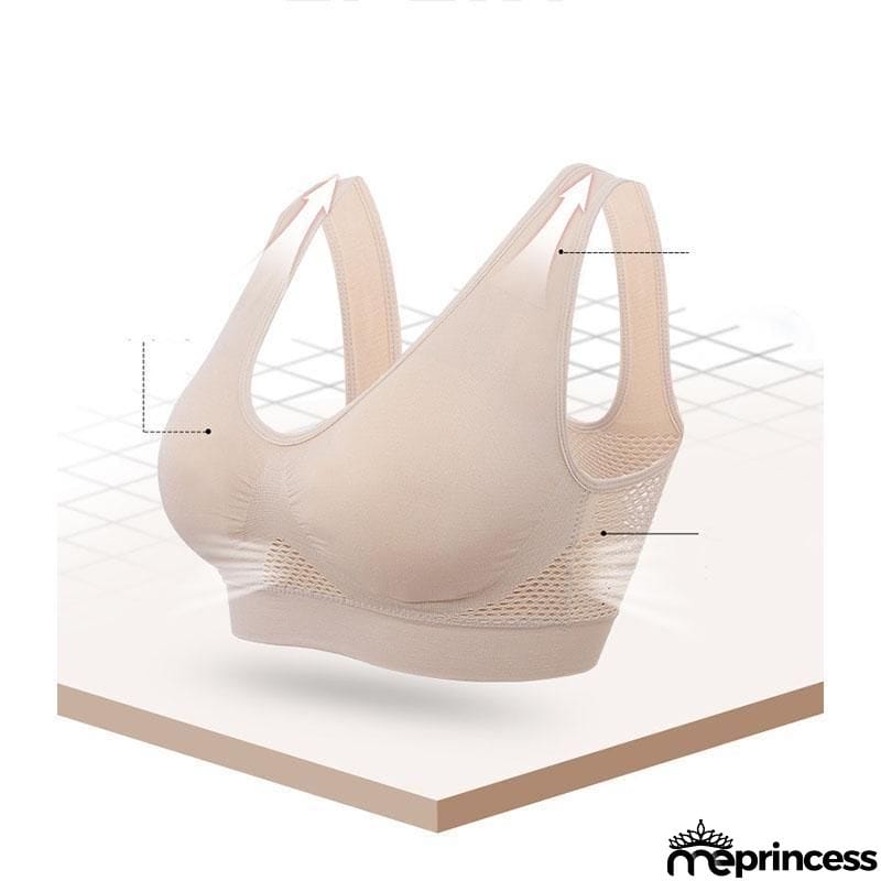 Fashion Hollowed-Out Breathing-Hole Sports Bra