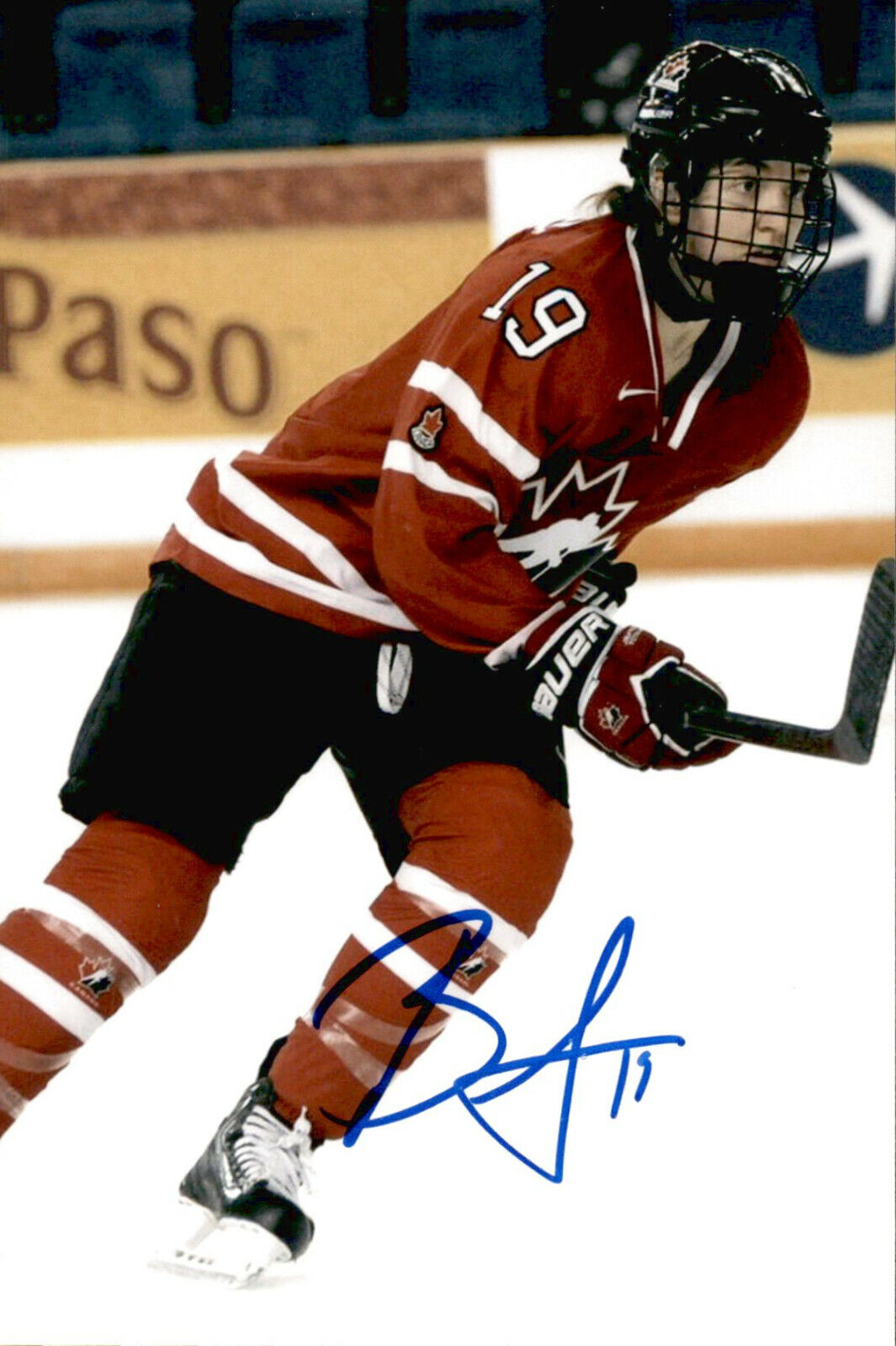 Brianne Jenner SIGNED 4x6 Photo Poster painting WOMEN'S HOCKEY / TEAM CANADA #2