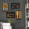 [US Local Warehouse]7PCS Beer - Vintage Metal Signs Set - 30*40cm