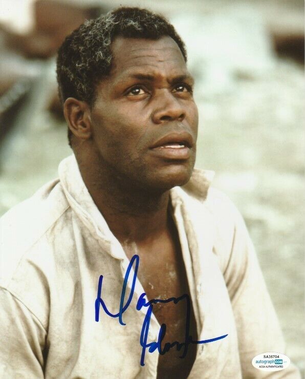 DANNY GLOVER SIGNED MANDELA