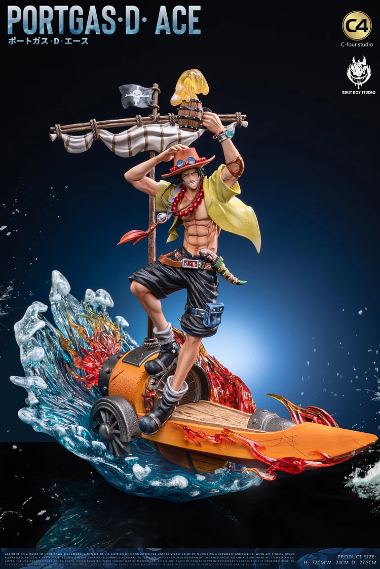 PRE-ORDER BBS Studio & C4 Studio - One Piece Portgas·D·Ace POP