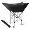 [US Local Warehouse] Collapsible Hammock Ball Cart with Wheels Volleyball Cart with Carry Bag Garage Sports Equipment Organizer for Easy Storage and Transport Hold Up To 28 Balls