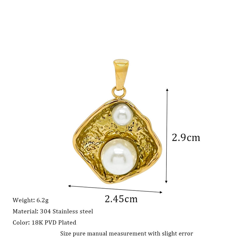 1 Piece 304 Stainless Steel Geometric Pendant Jewelry Accessories