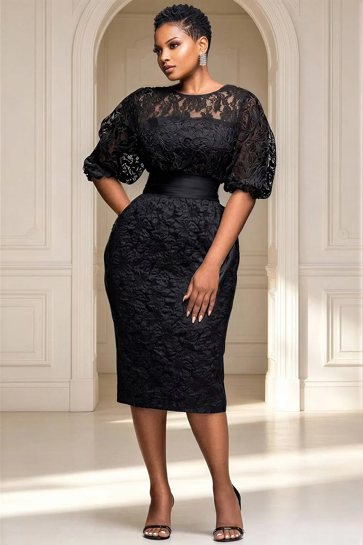 formal long red dress Chic Fitted Evening With Sleeve 36 Party Pic Color RTW Dress Red Dress With Black size:44