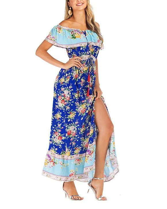 fashion summer vacation dress maxi dresses p114384