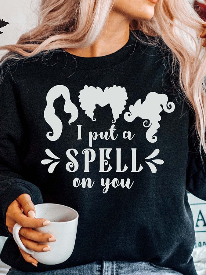 Fashion Print Long Sleeve Sweatshirt