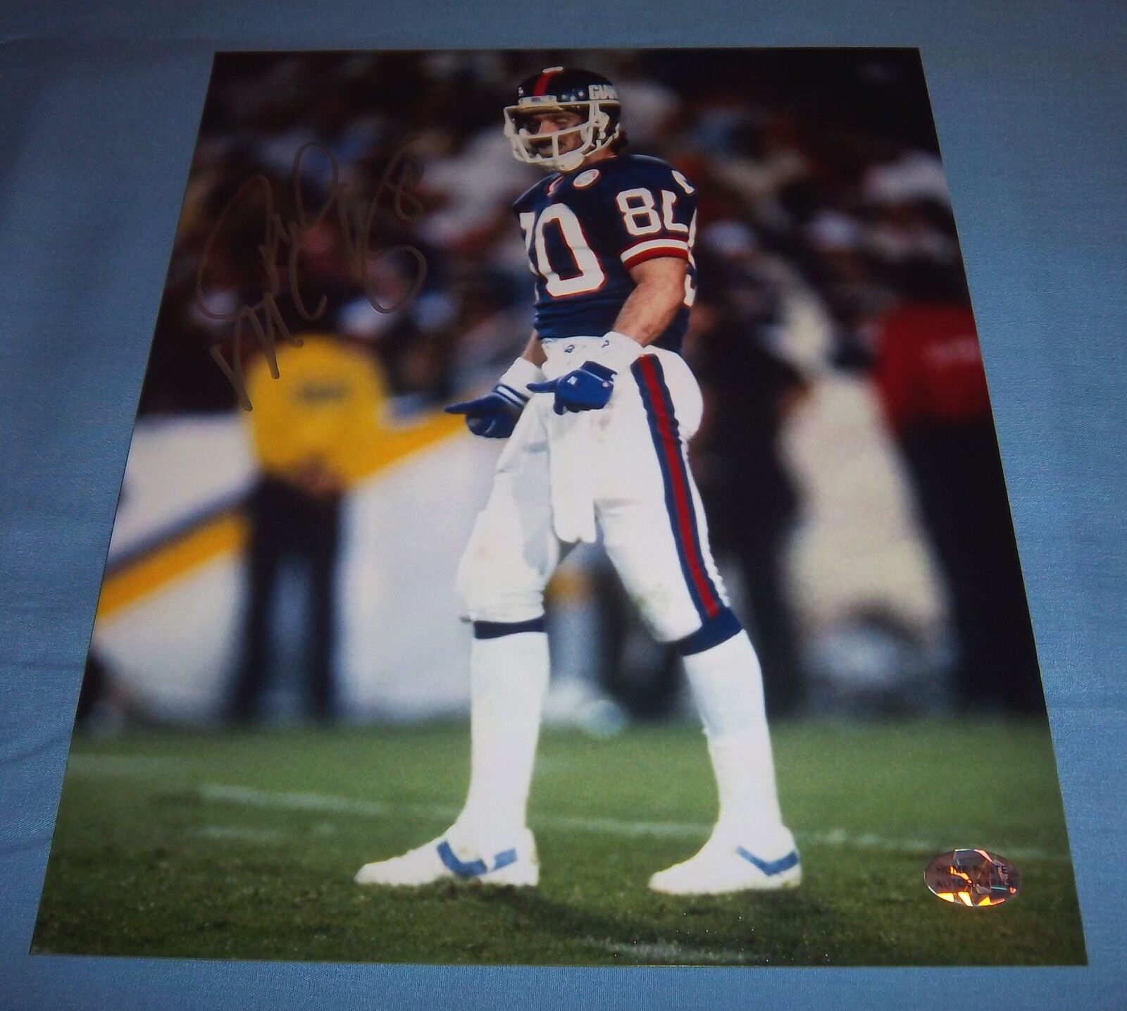 New York Giants Phil McConkey Signed Autographed 8x10 Photo Poster painting D