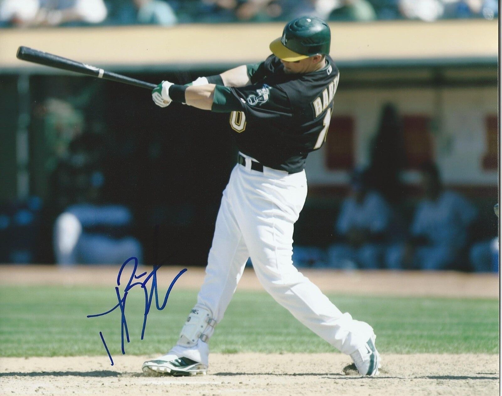 **GFA Oakland Athletics *DARIC BARTON* Signed 8x10 Photo Poster painting AD1 COA**