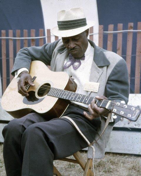 SON HOUSE Blues Guitar B&W Glossy 8 x 10 Photo Poster painting Print