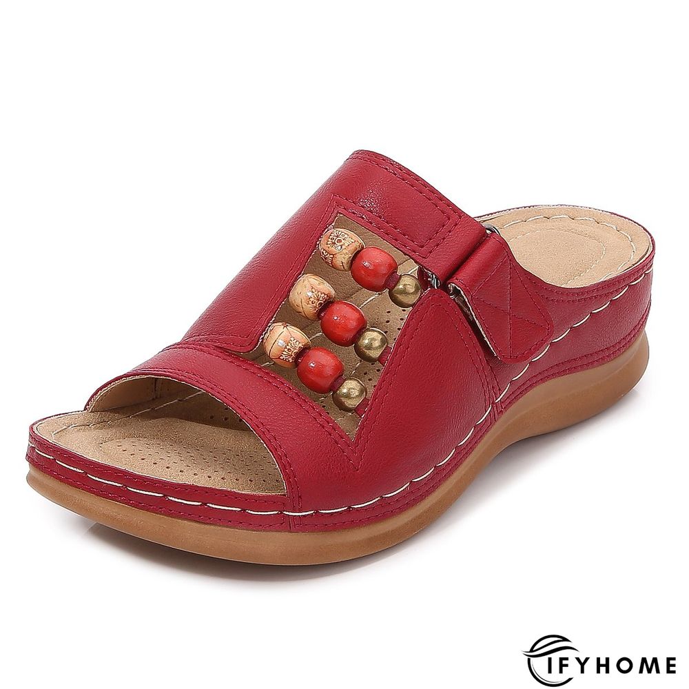 Leather Summer Slipper | IFYHOME