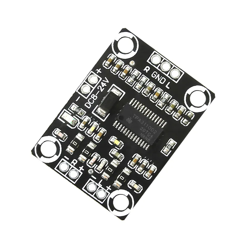 2X15W Digital Audio Stere Amplifier Board Module Mini Binaural AMPController 100dB DC8-24V TPA3110 Amplifier Audio Board