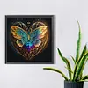 uk.everydayedeals Diamond Painting - Round AB Drills - Blue Butterfly Love(45*45cm)