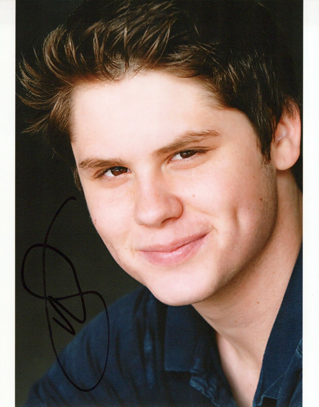 Matt Shively head shot autographed Photo Poster painting signed 8x10 #3