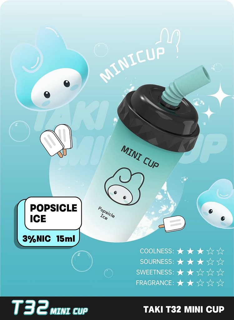 [HOT] TAKI T32 Mini cup Disposable vape Mini cup 15ml6000puffs