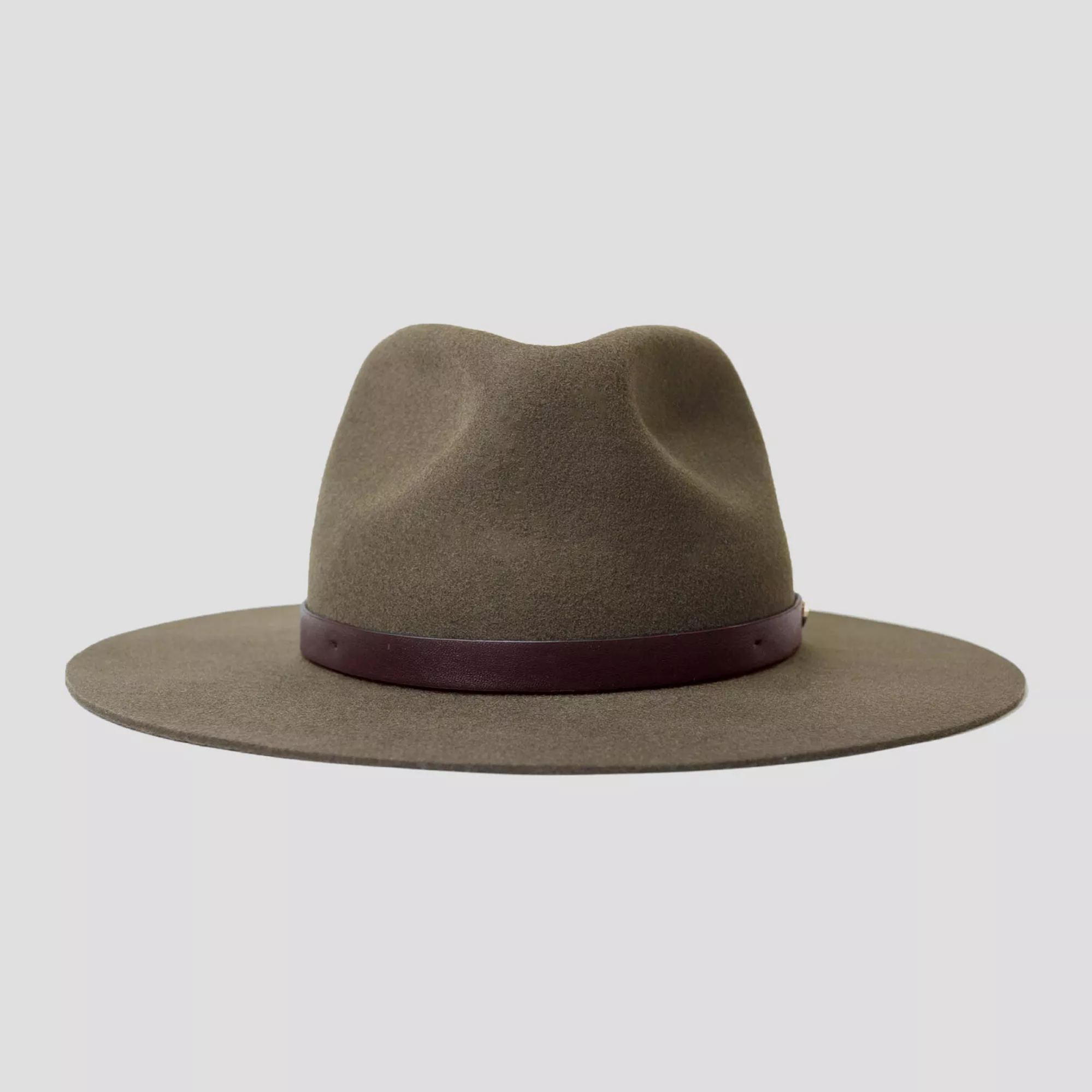 Griffin Fedora&ndash;Dark Olive[Fast shipping and box packing]