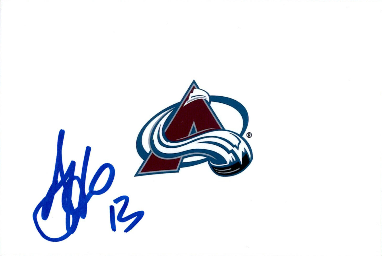 Dan Hinote SIGNED autographed 4x6 Photo Poster painting COLORADO AVALANCHE