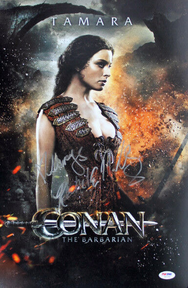 Rachel Nichols Conan The Barbarian Authentic Signed 12x18 Photo Poster painting PSA/DNA #Z57256