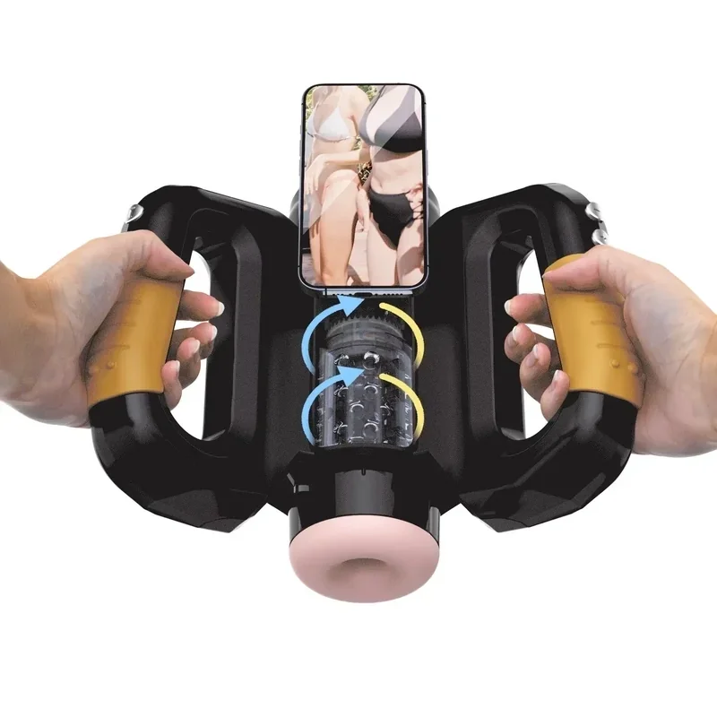 Venntoy Rotating Thrusting Double Side Handle Male Stroker