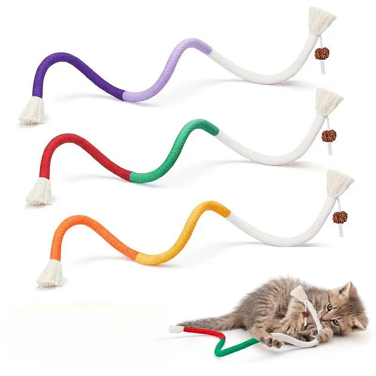 Organic Cotton Chew Rope Toys for Cats slivor