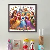 Disney Princesses-11CT Stamped Cross Stitch 50*50cm/19.69*19.69in