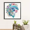 Diamond Painting-DIY Crystal Rhinestone Dolphin