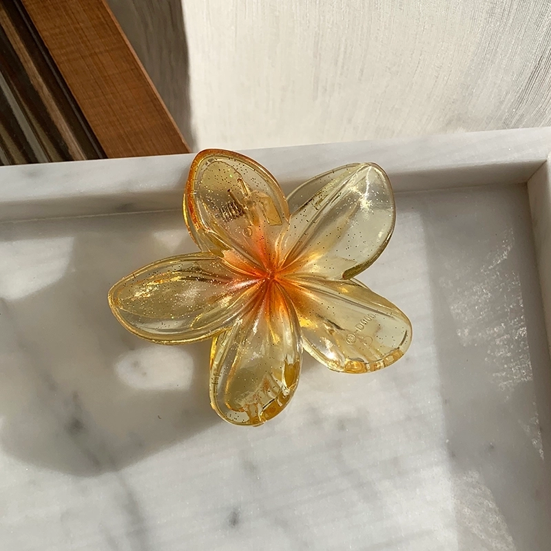 Women’s Sweet Minimalist Flower Plastic Hair Claws