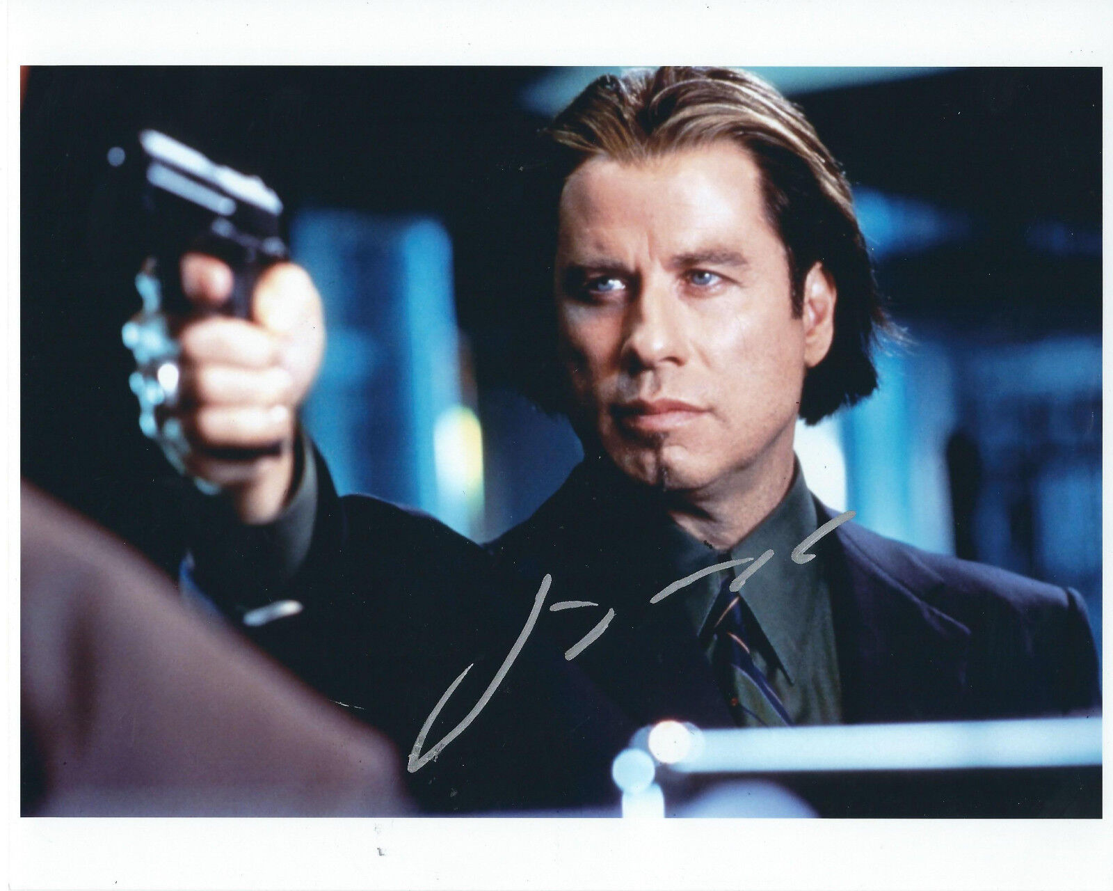 JOHN TRAVOLTA THE PUNISHER AUTOGRAPHED Photo Poster painting SIGNED 8X10 #3 HOWARD SAINT