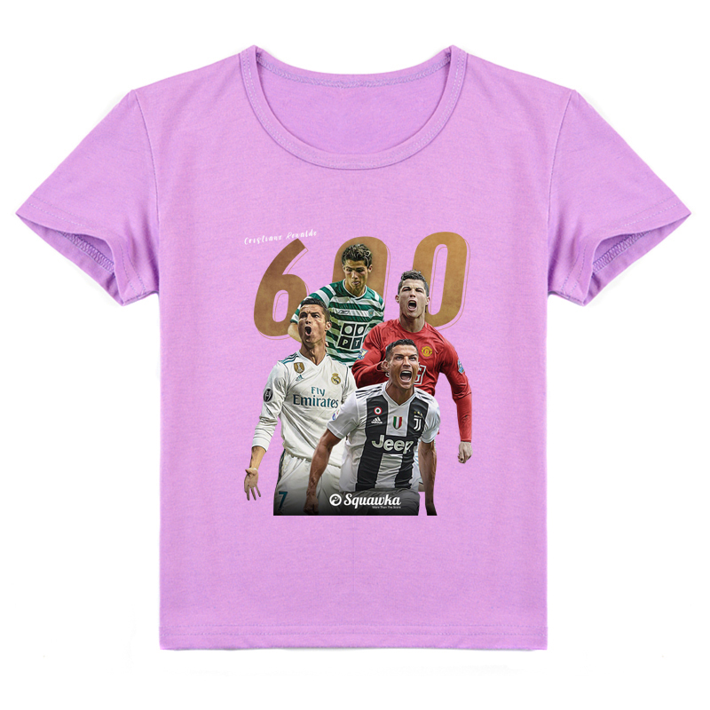 Mayoulove Cristiano Ronaldo Kids T-Shirt - Cool Short Sleeve Tee for Boys  Girls - Soccer Fan Apparel-Mayoulove