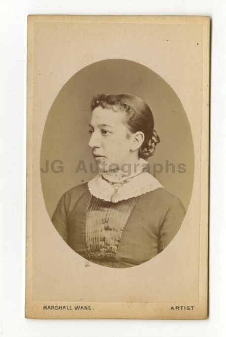 19th Century Fashion - 1800s Carte-de-visite Photo Poster painting - Marshall Wane of Edinburgh