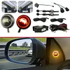 BSD Warning Light 12V Blind Spot Monitoring System Ultrasonic Parking Sensor Kit