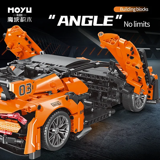 MOYU building block sports car: 1:14 McLaren MY88313 (1074PCS)