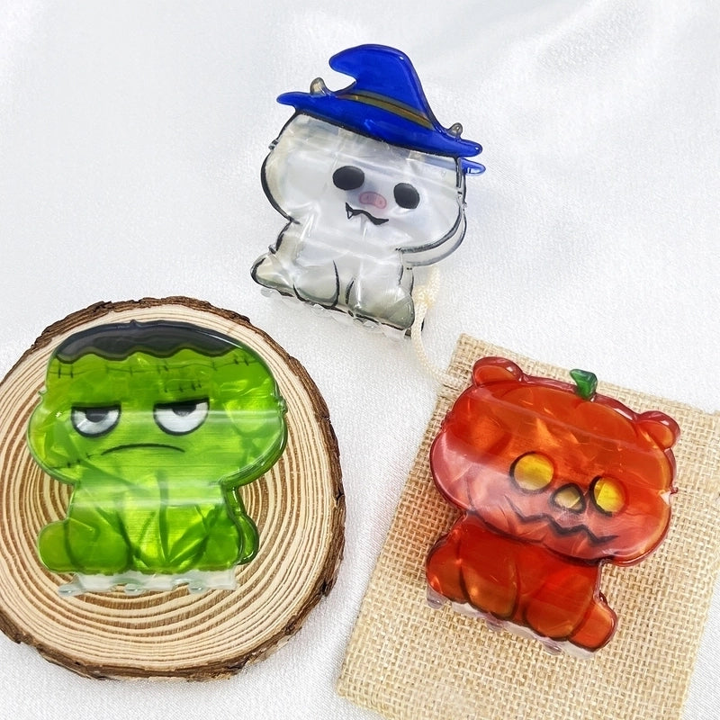 Halloween Cute Women’s Cartoon Acetic Acid Sheets Hair Claws