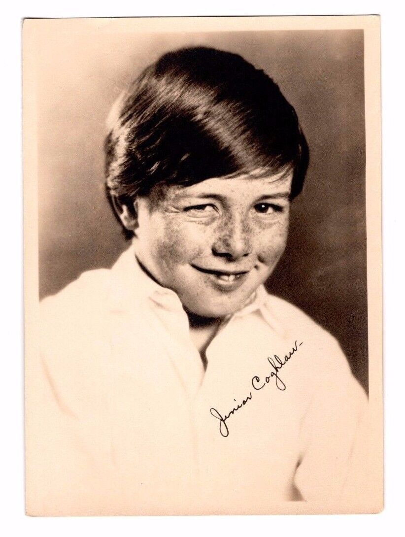 1920's Vintage JUNIOR COGHLAN Actor Movie Star Original Photo Poster painting B&W 5 x 7