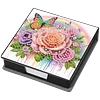 Rose Pu DIY 5D Diamantmalerei-Notizbox (160 leere Notizbl&ouml;cke) f&uuml;r das B&uuml;rohaus