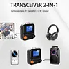 Stereo Transmitter Bluetooth-Compatible 5.2 Wireless AUX 2RCA TF for TV/Computer