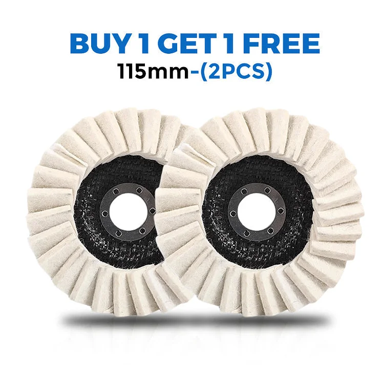 ✨Limited 50% OFF - Premium Wool Felt Buffing Pads | Compatible with All Angle Grinders⚙️