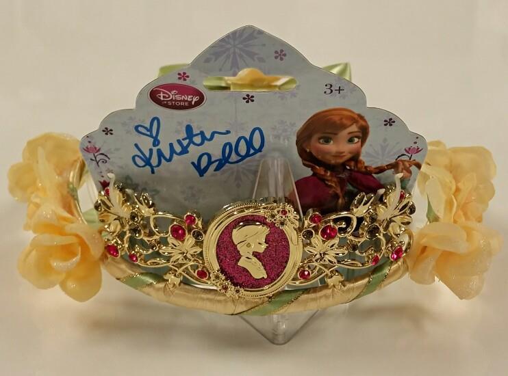 KRISTEN BELL Signed DISNEY FROZEN ANNA Coronation Flower Crown w/ PSA/DNA COA