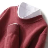 New Men's Round Neck Casual Business Knitted Cashmere Sweater