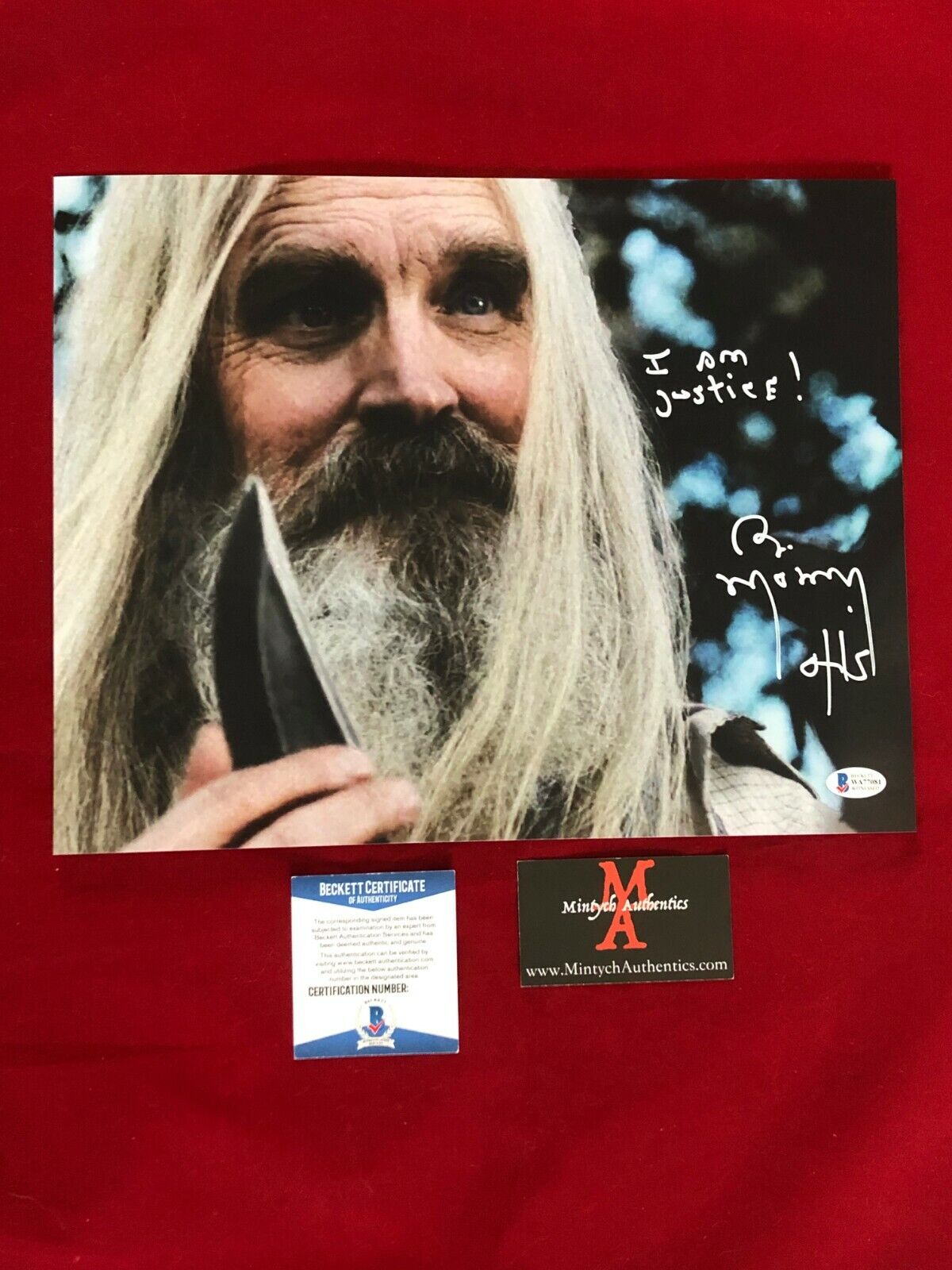 BILL MOSELEY SIGNED 11x14 Photo Poster painting! 3 FROM HELL! BECKETT COA! OTIS! HORROR! ZOMBIE!