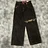 Letter print design baggy high waisted jeans for women 2025 Harajuku casual gothic wide leg straight casual jeans for women y2k