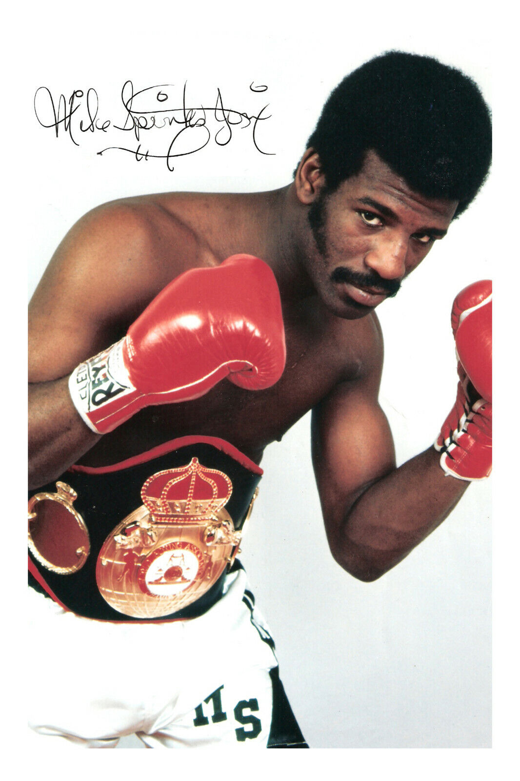 Michael Spinks Signed A4 Photo Poster painting Print Poster Autograph Boxing