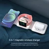 3 in 1 Wireless Charger Mobile Phone Holder Watch iwatch15 iphon14 Fast Charging Magnetic Suction