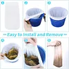 Pool Skimmer Socks Reusable Pool Filter Socks Cleaner for Skimmer Basket (20Pcs)