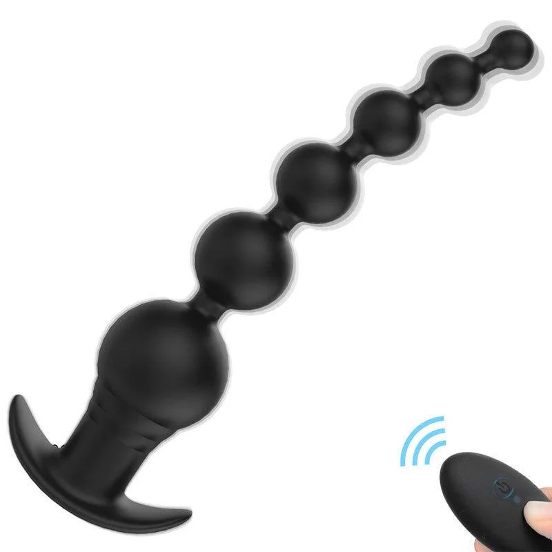Wireless Silicone Bead Pulling Vibration Anal Plug Butt Plug Beads Anal Plug Sex Toys