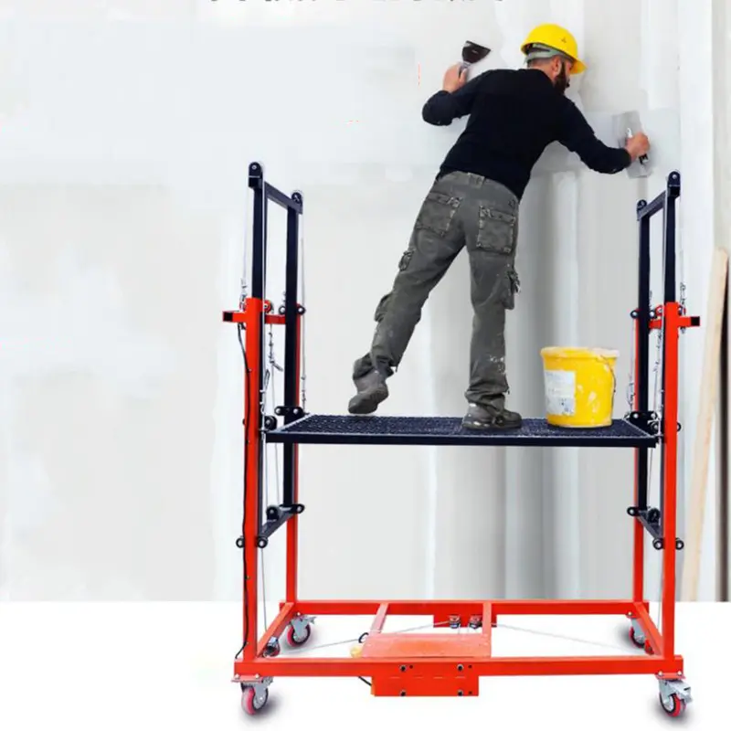 🔥Today's Specials🎉Foldable Electric Scaffolding Lift Platform for Home Use (500kg Load)