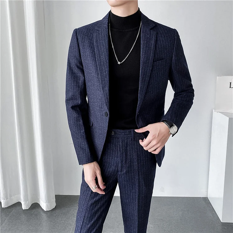 Seersucker Suit Striped Suit Suit Two-Piece Suit
