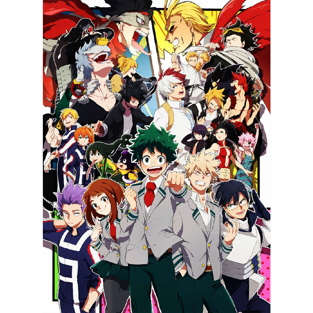 Anime Diamond Painting, My Hero Academia - Full Square or Round Drill