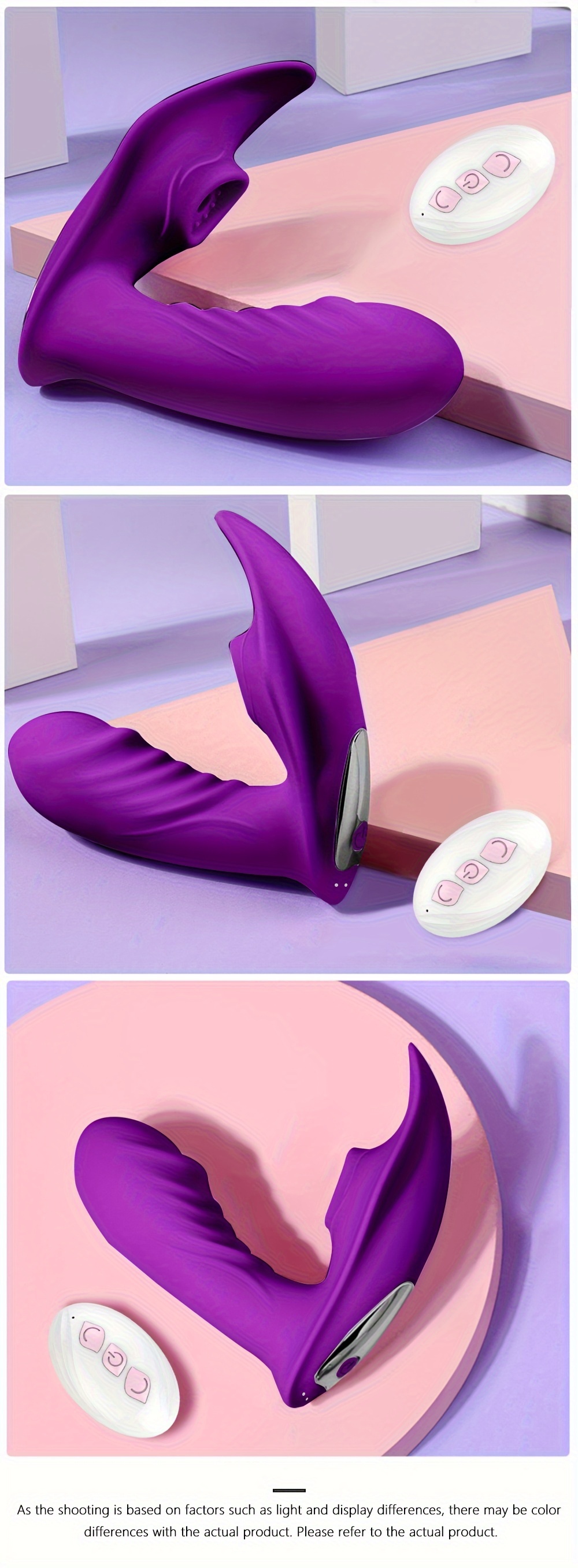 Wireless Remote Control G-Spot Clitoris Vaginal Nipples Air Stimulator Sex Toy