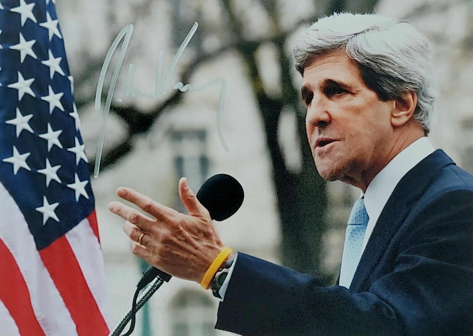 John Kerry Hand Signed Autograph Photo Poster painting United States Secretary of State Democrat